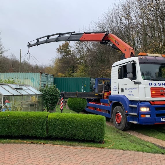 storage container on truck