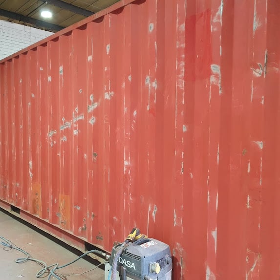 red container side
