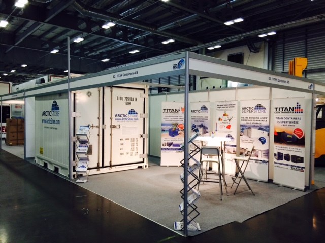 titan containers stand