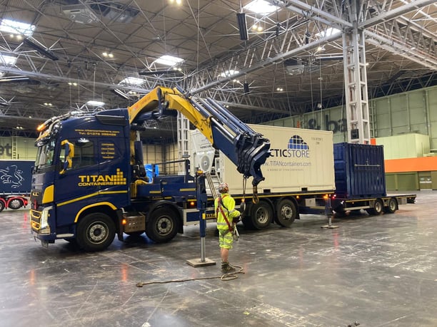 Multimodal 2022 exhibition Reefer Truck Inside operating