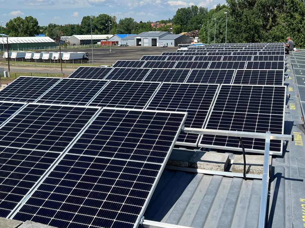 solar panels Green energy TITAN Containers Self Storage shipping containers